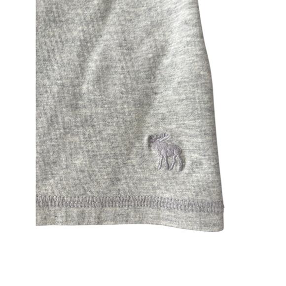 NWT Vintage 90s Y2K Abercrombie Off Shoulder Grey Coquette Youth Girls Size XL - Picture 3 of 6